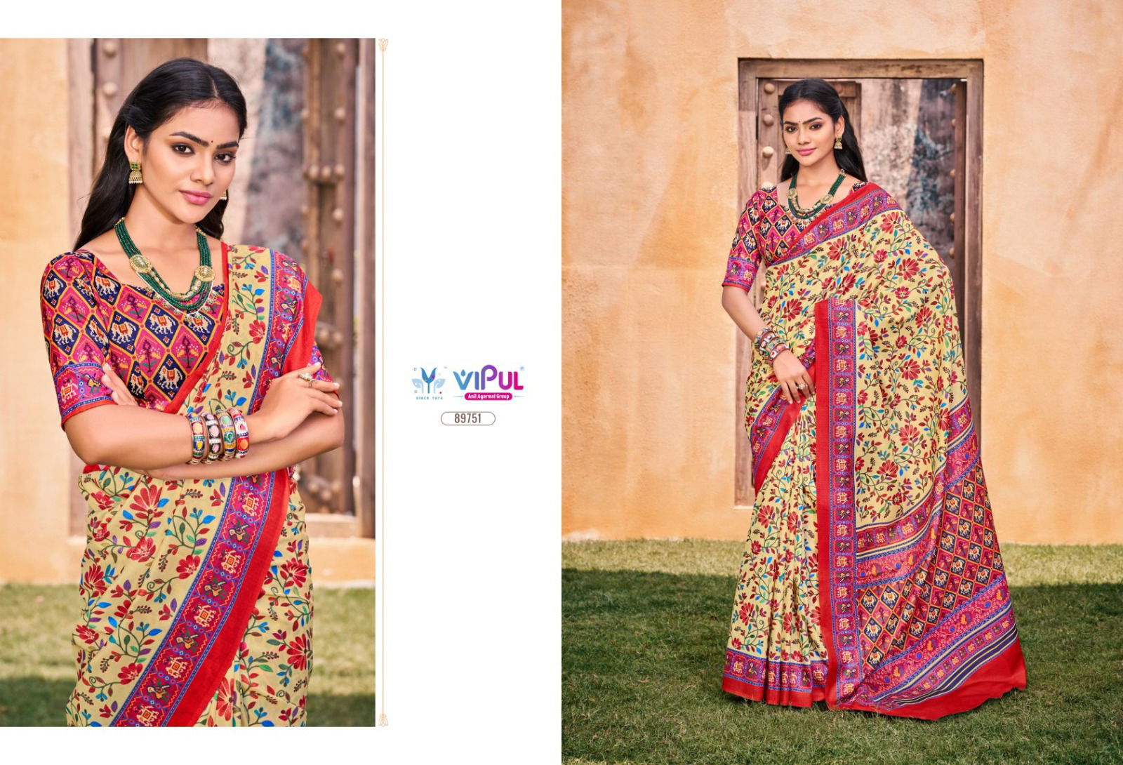 Carnival By Vipul Soft Silk Wedding Wear Saree Wholesale Shop In Surat